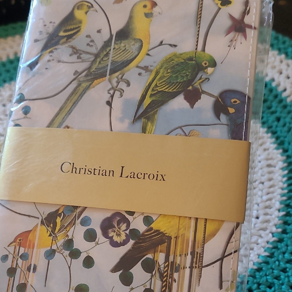 Christian Lacroix Bird Print Travel Journal